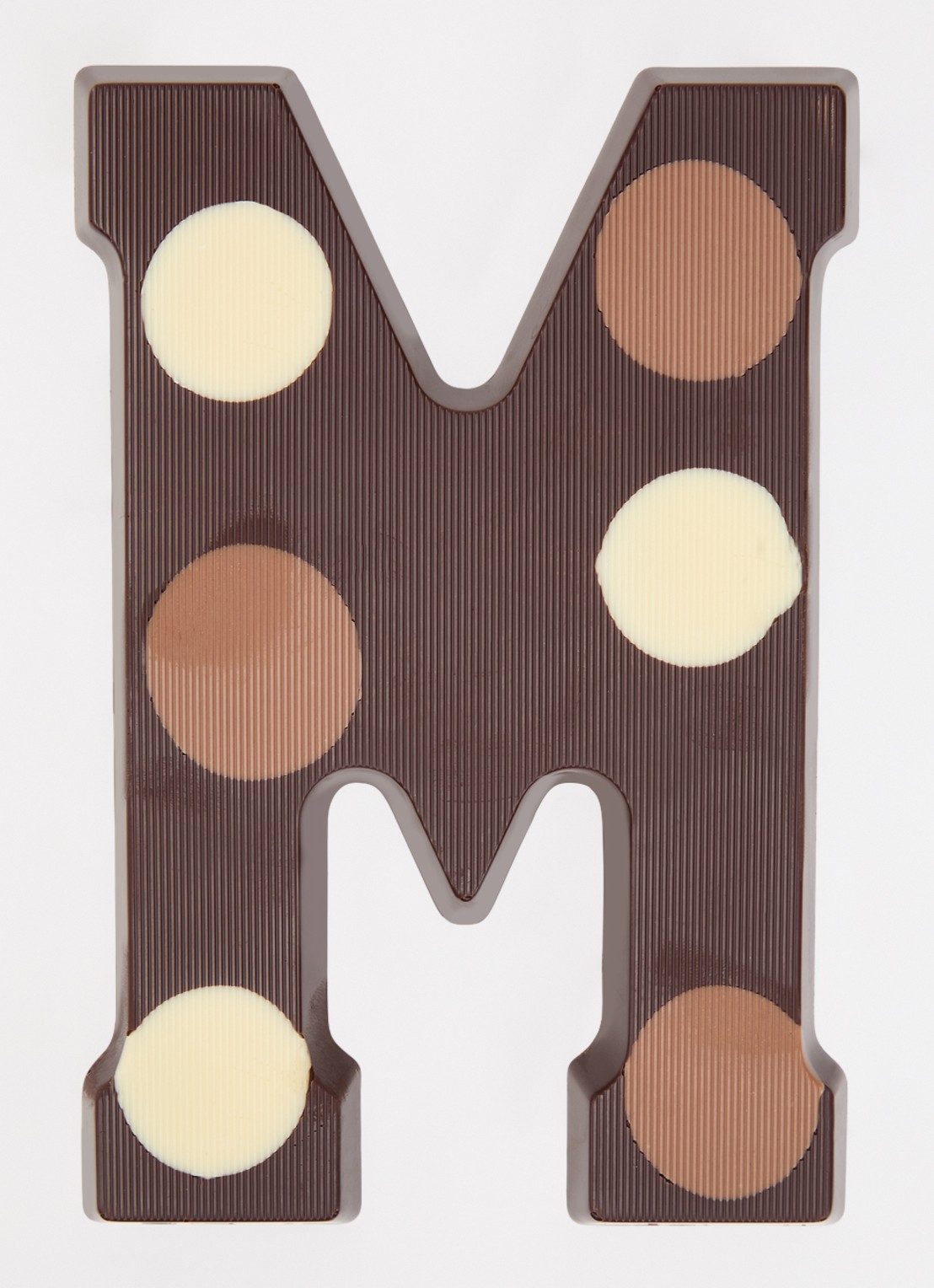 Urban Cacao Pure chocoladeletter gevlekt 200 gram - voorkant 2 m