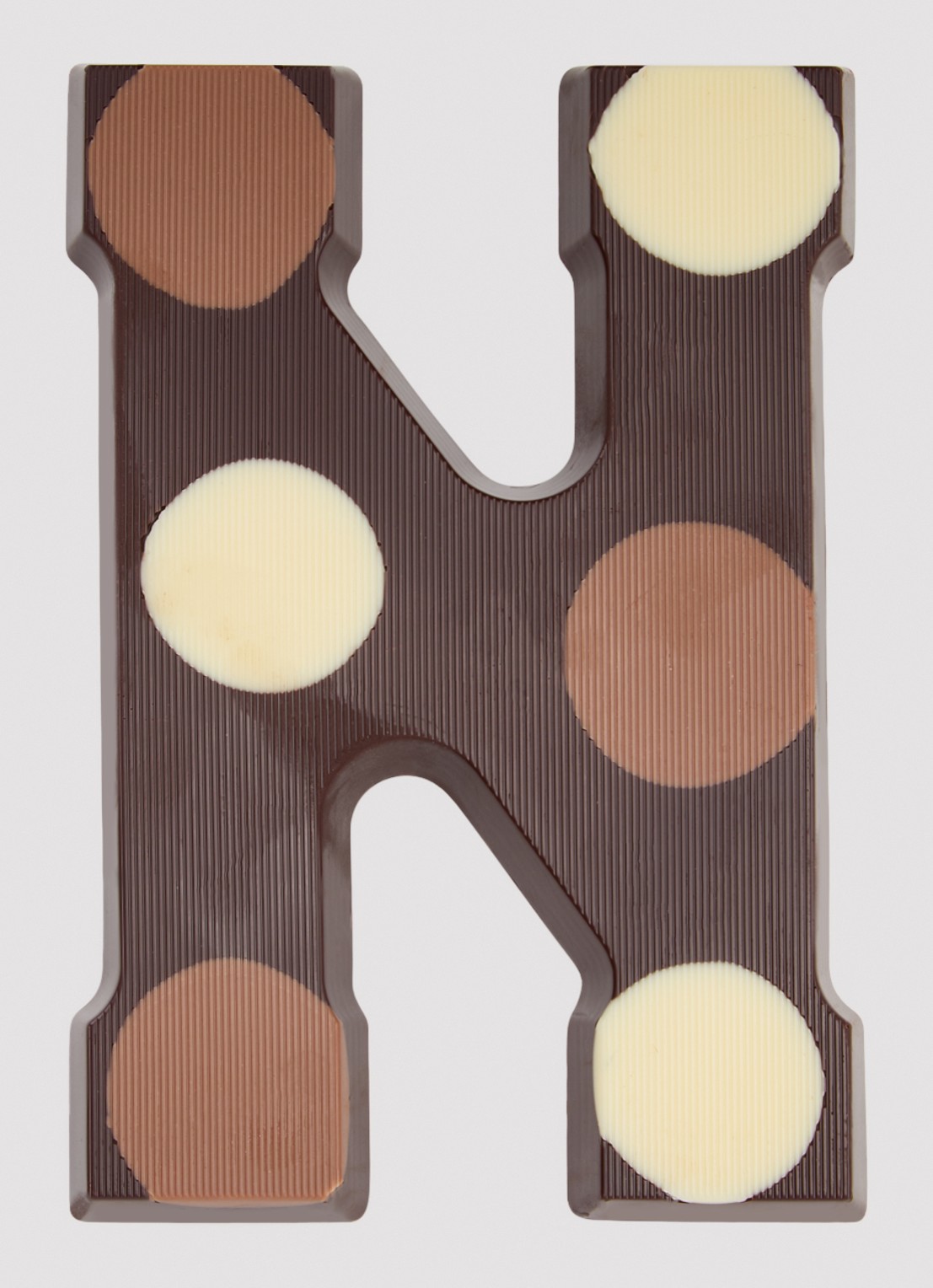 Urban Cacao Pure chocoladeletter gevlekt 200 gram - voorkant 2 n