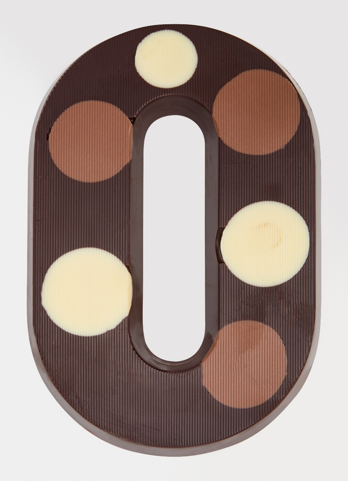 Urban Cacao Pure chocoladeletter gevlekt 200 gram - voorkant 2 o