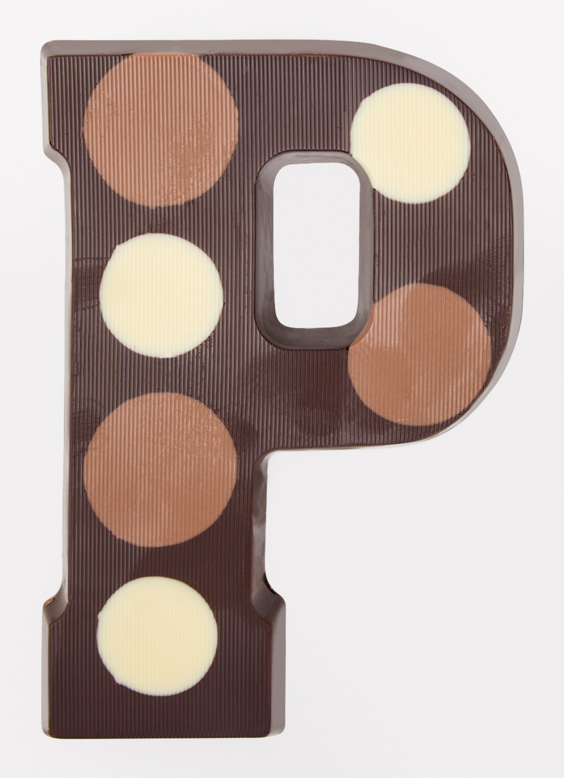 Urban Cacao Pure chocoladeletter gevlekt 200 gram - voorkant 2 p
