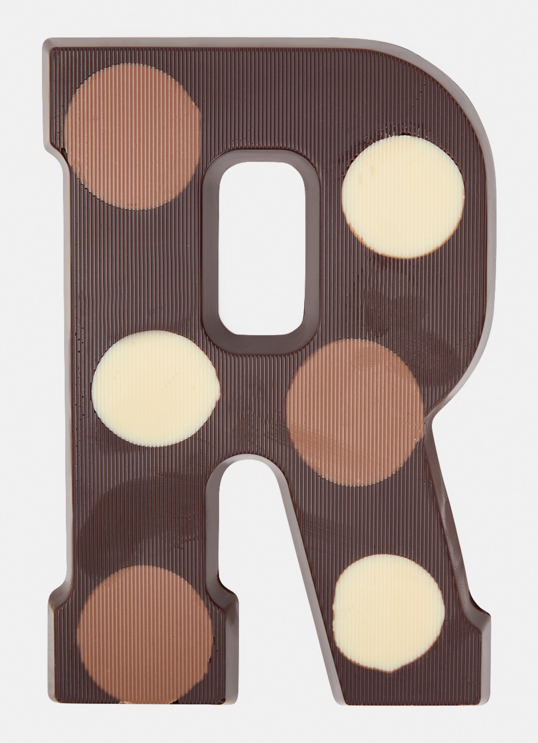 Urban Cacao Pure chocoladeletter gevlekt 200 gram - voorkant 2 r
