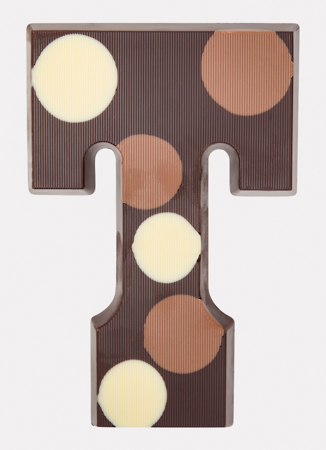 Urban Cacao Pure chocoladeletter gevlekt 200 gram - voorkant 2 t