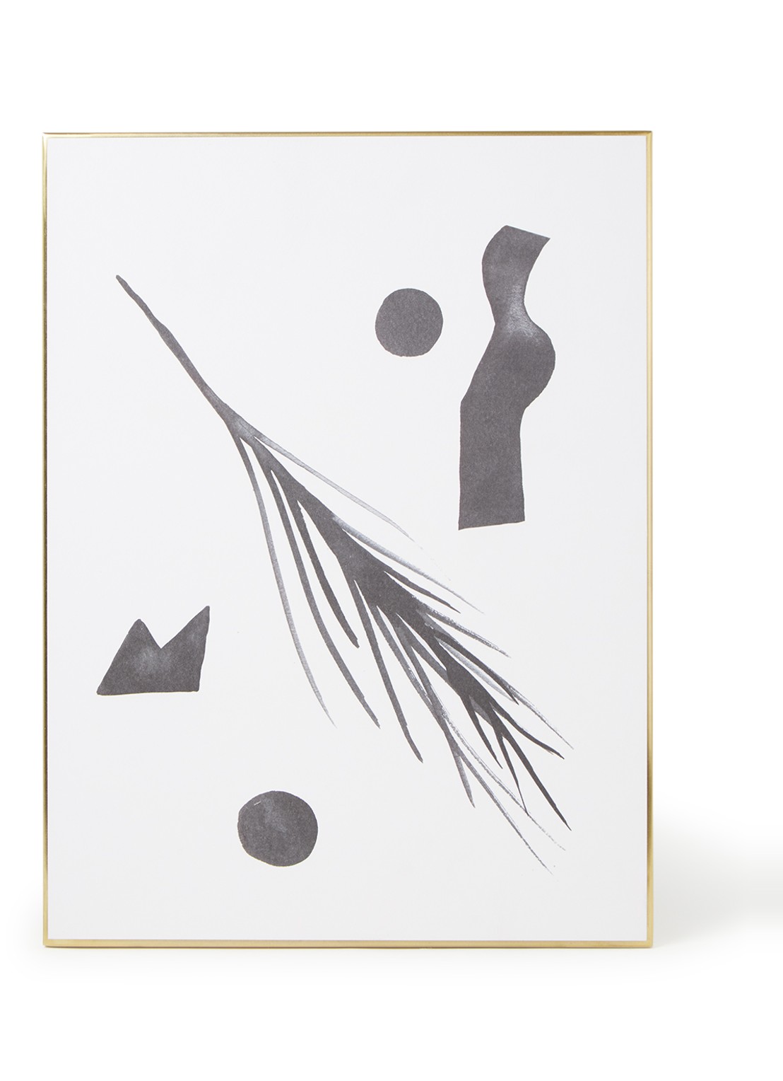 Urban Nature Culture Aesthetic Abstract wanddecoratie 40 x 30 cm - voorkant 2 wit