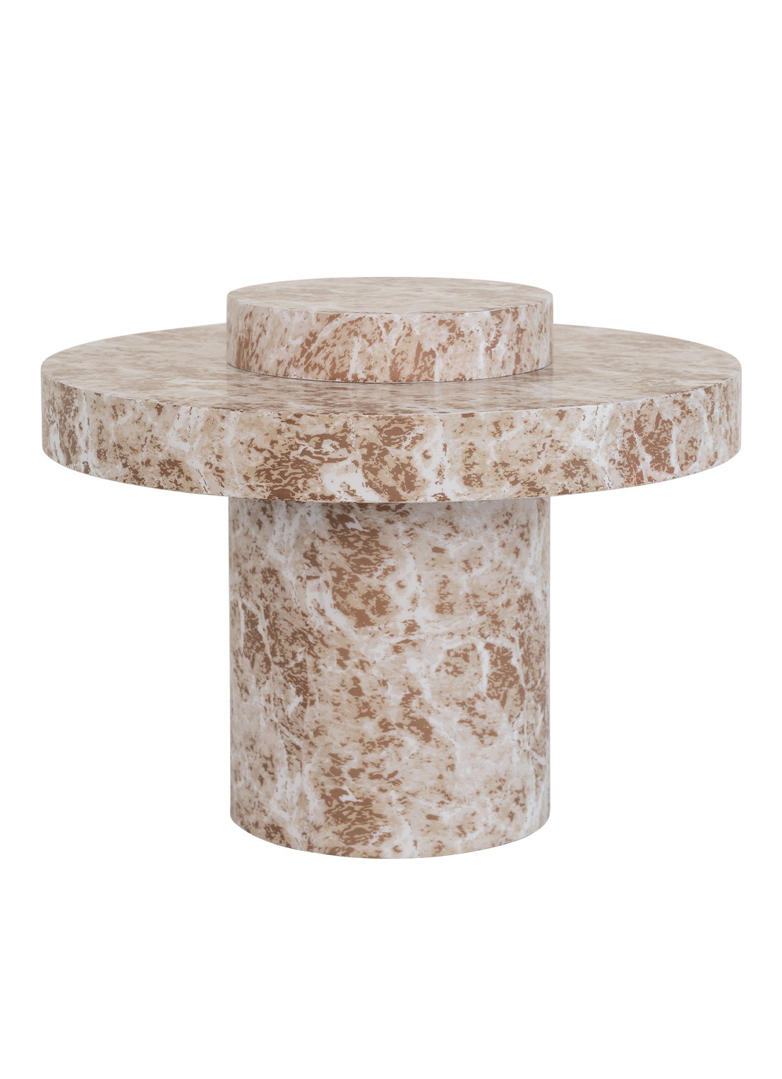 Urban Nature Culture  Arco bijzettafel 34 cm - voorkant 2 lichtbruin