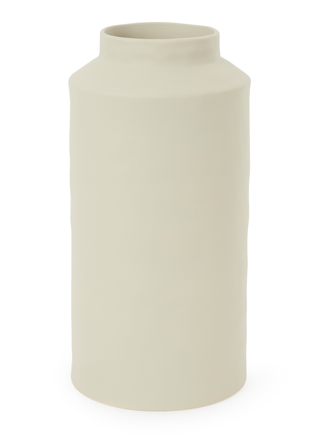 Urban Nature Culture Bento vaas 43 cm - voorkant creme
