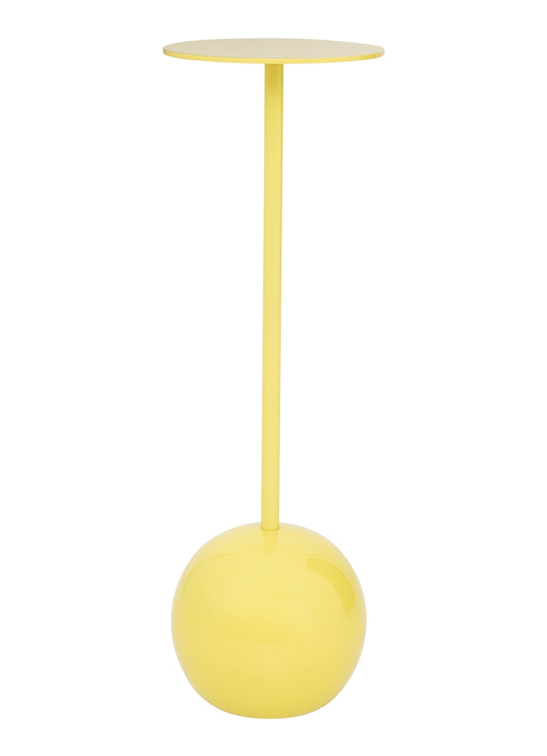 Urban Nature Culture Bijzettafel 66 x 21 cm - voorkant 4 geel