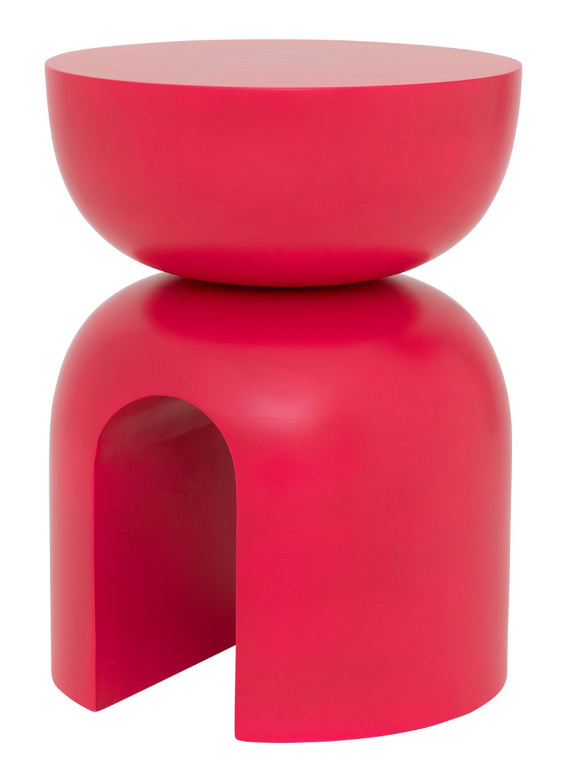 Urban Nature Culture Boje bijzettafel 40 x 30 cm - achterkant 4 fuchsia