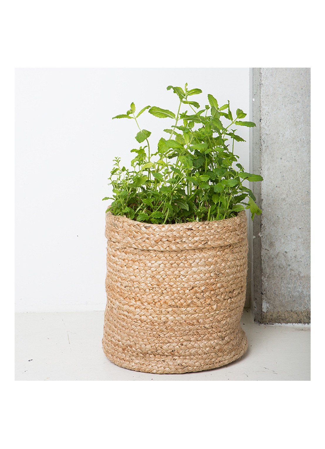 Urban Nature Culture Braided opbergmand 25 cm - detail 3 naturel