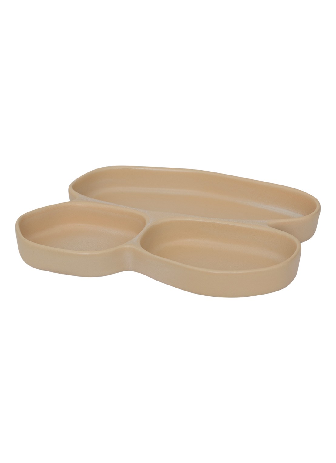 Urban Nature Culture Bryn serveerschaal 27 cm - achterkant 2 beige
