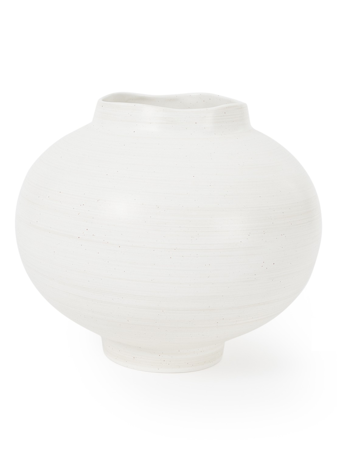 Urban Nature Culture Camila vaas 33 cm - voorkant gebroken wit