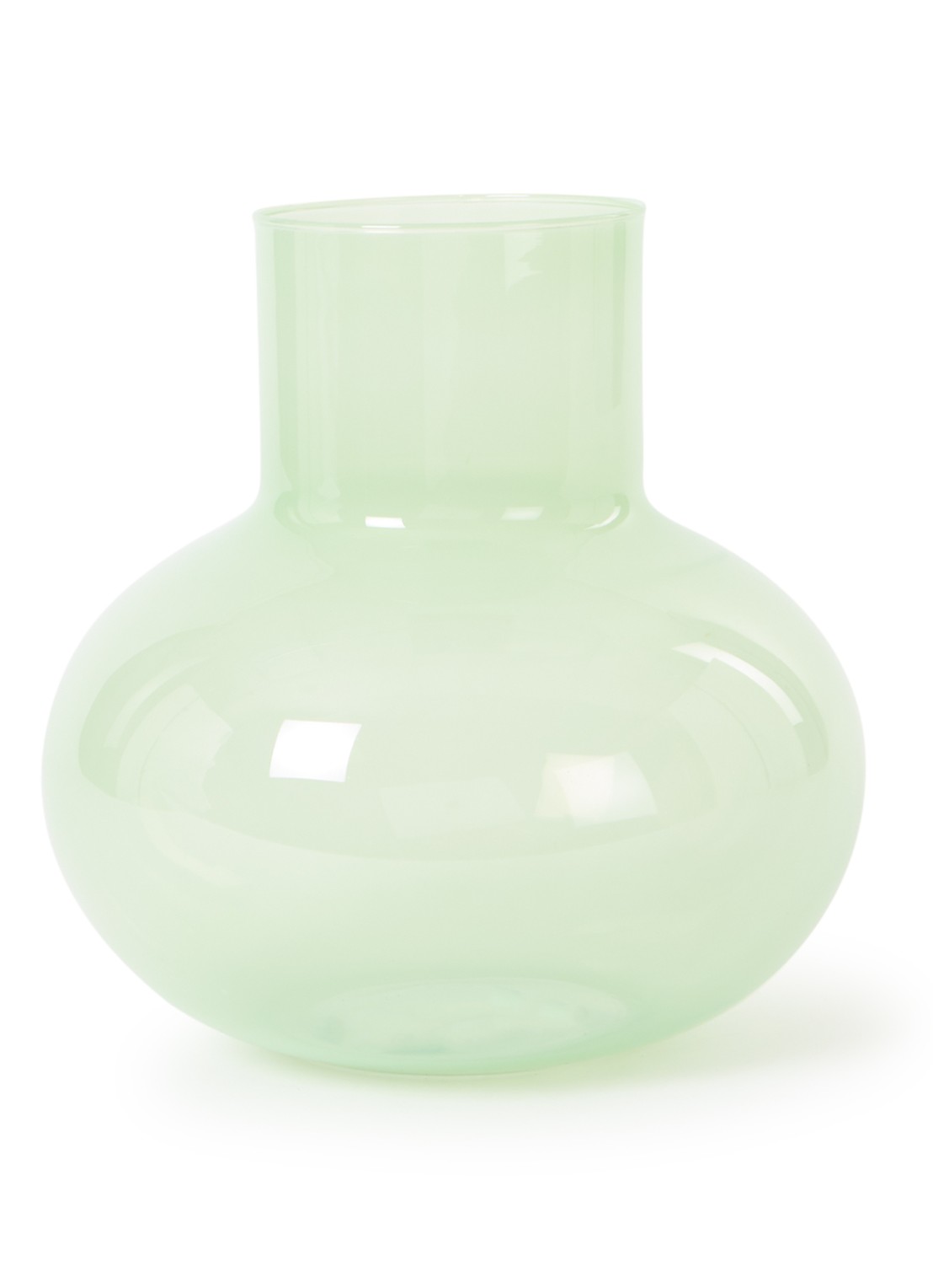 Urban Nature Culture Collo Reseda M vaas 28,5 cm - voorkant lichtgroen