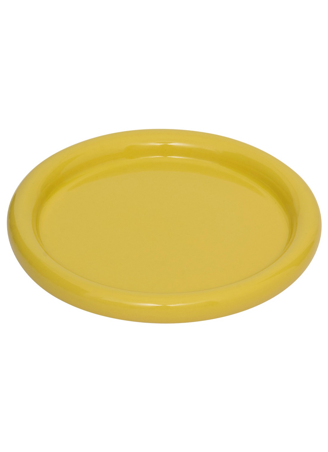 Urban Nature Culture Curvada ontbijtbord 22 cm - voorkant 3 geel