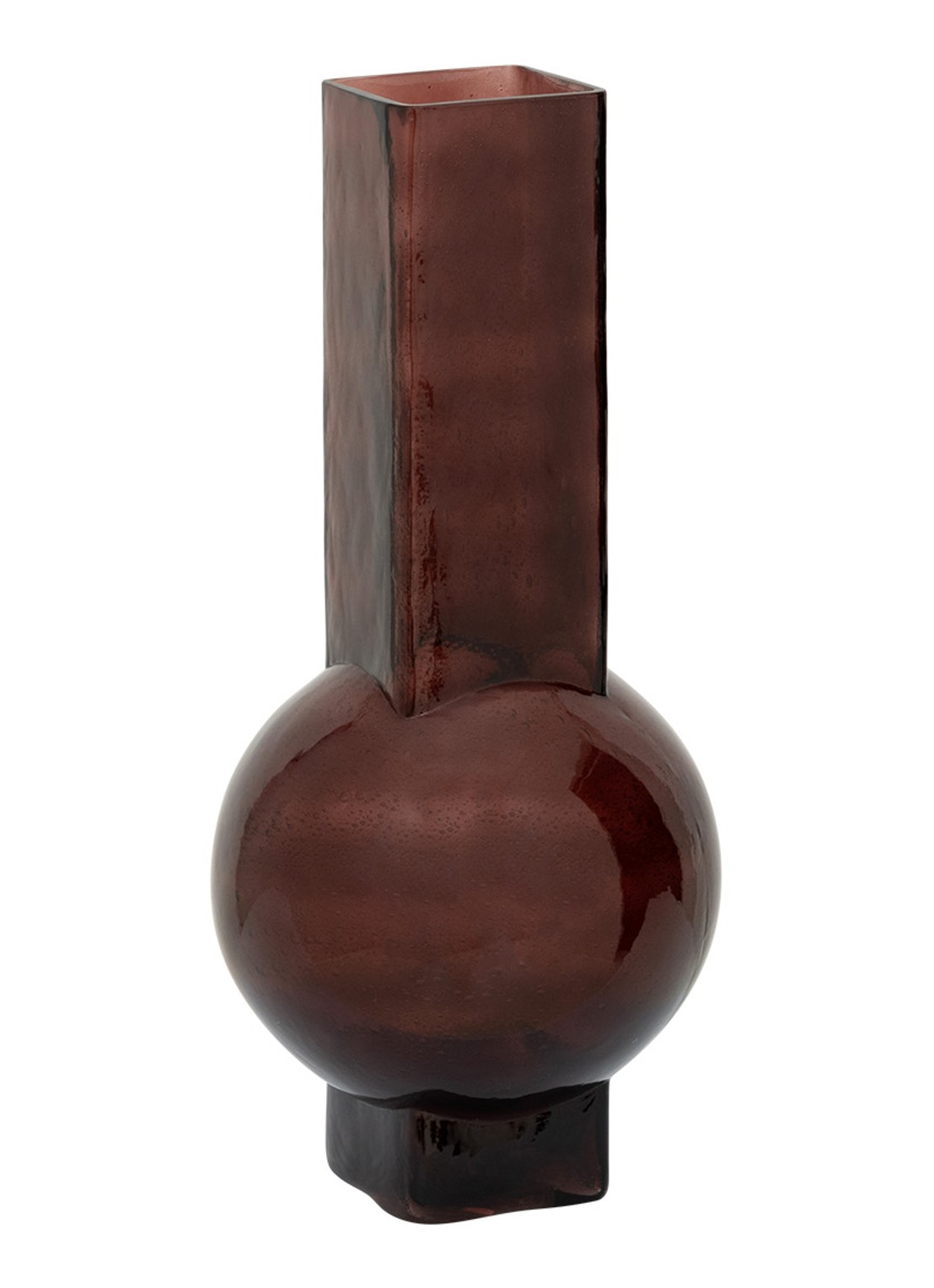 Urban Nature Culture Eve vaas 36,5 cm - detail aubergine