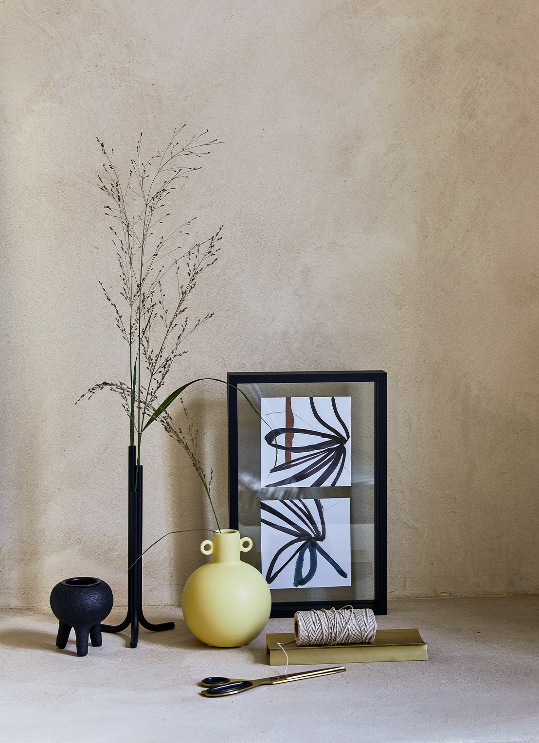 Urban Nature Culture Float Block fotolijst 35 x 22,5 cm - voorkant 2 zwart