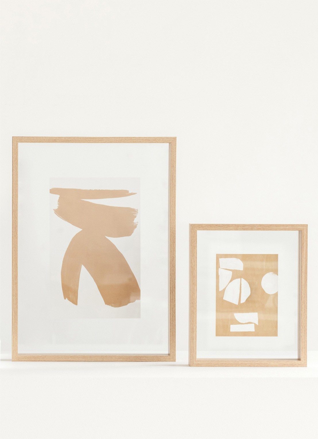 Urban Nature Culture Floating Aesthetic fotolijst - voorkant 2 beige