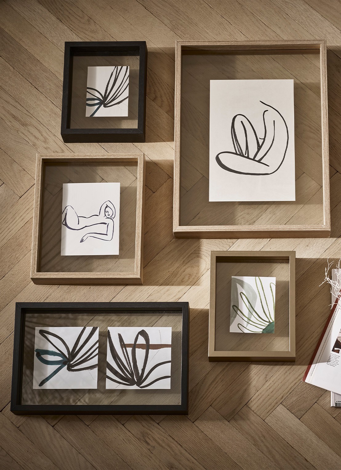 Urban Nature Culture Floating fotolijst  - voorkant 2 zwart