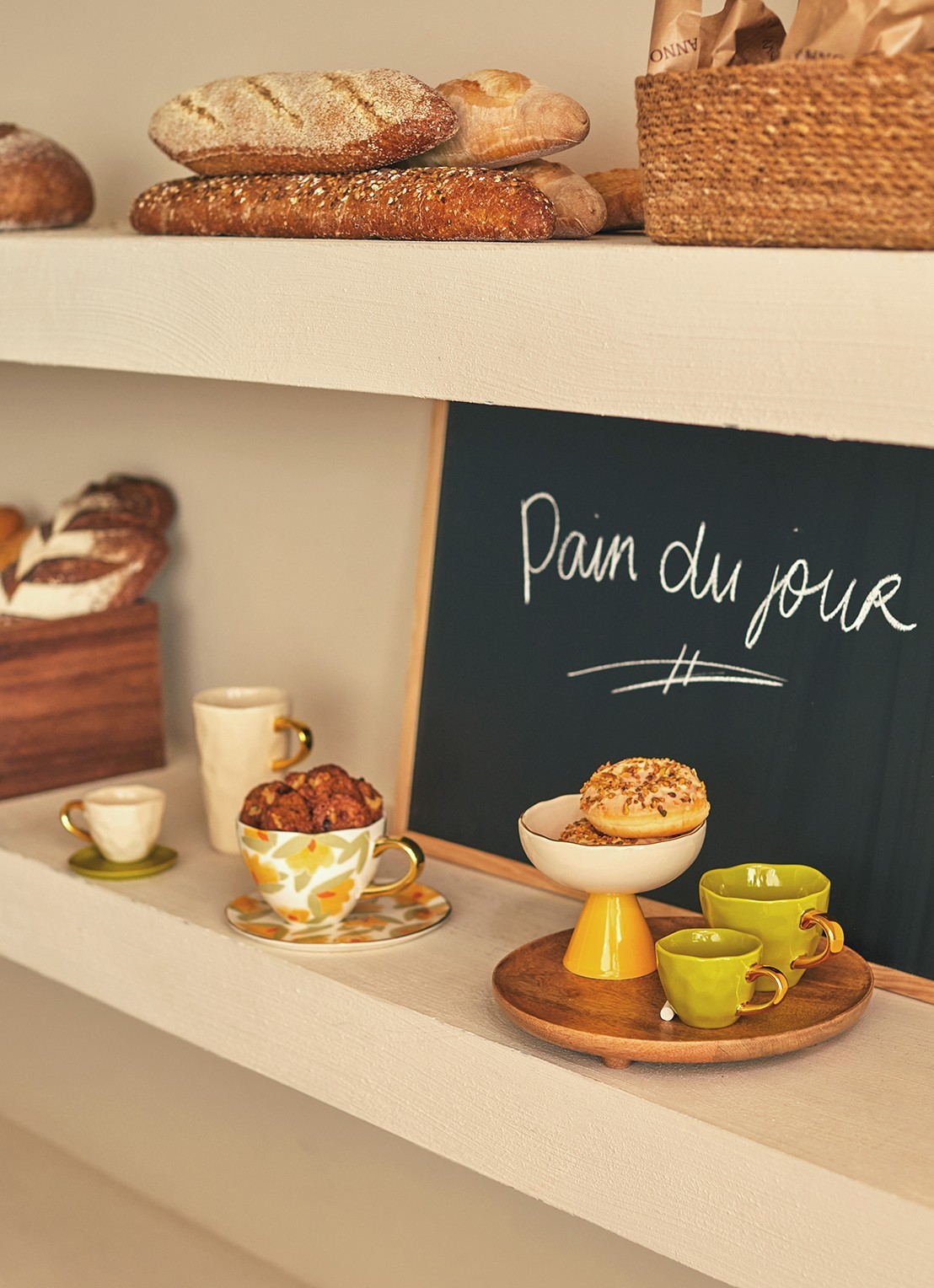 Urban Nature Culture Good Morning espressokopje 6,3 cm - voorkant 4 beige