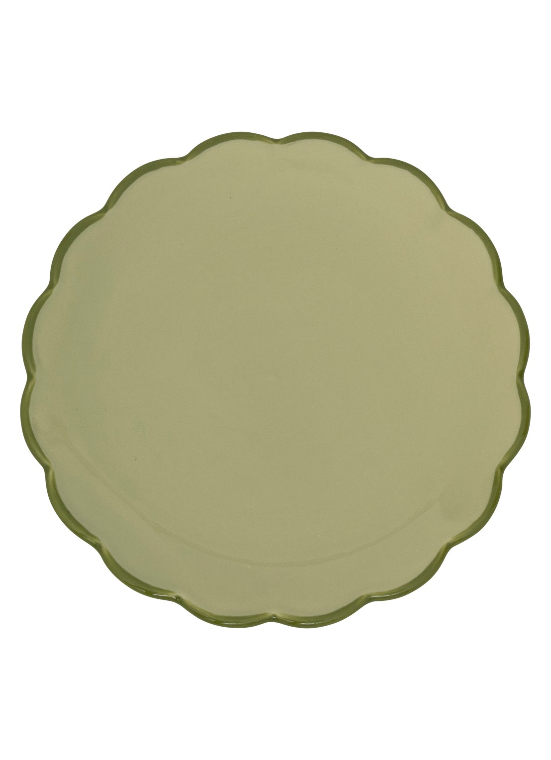 Urban Nature Culture Good Morning ontbijtbord 17 cm - voorkant 3 lichtgroen