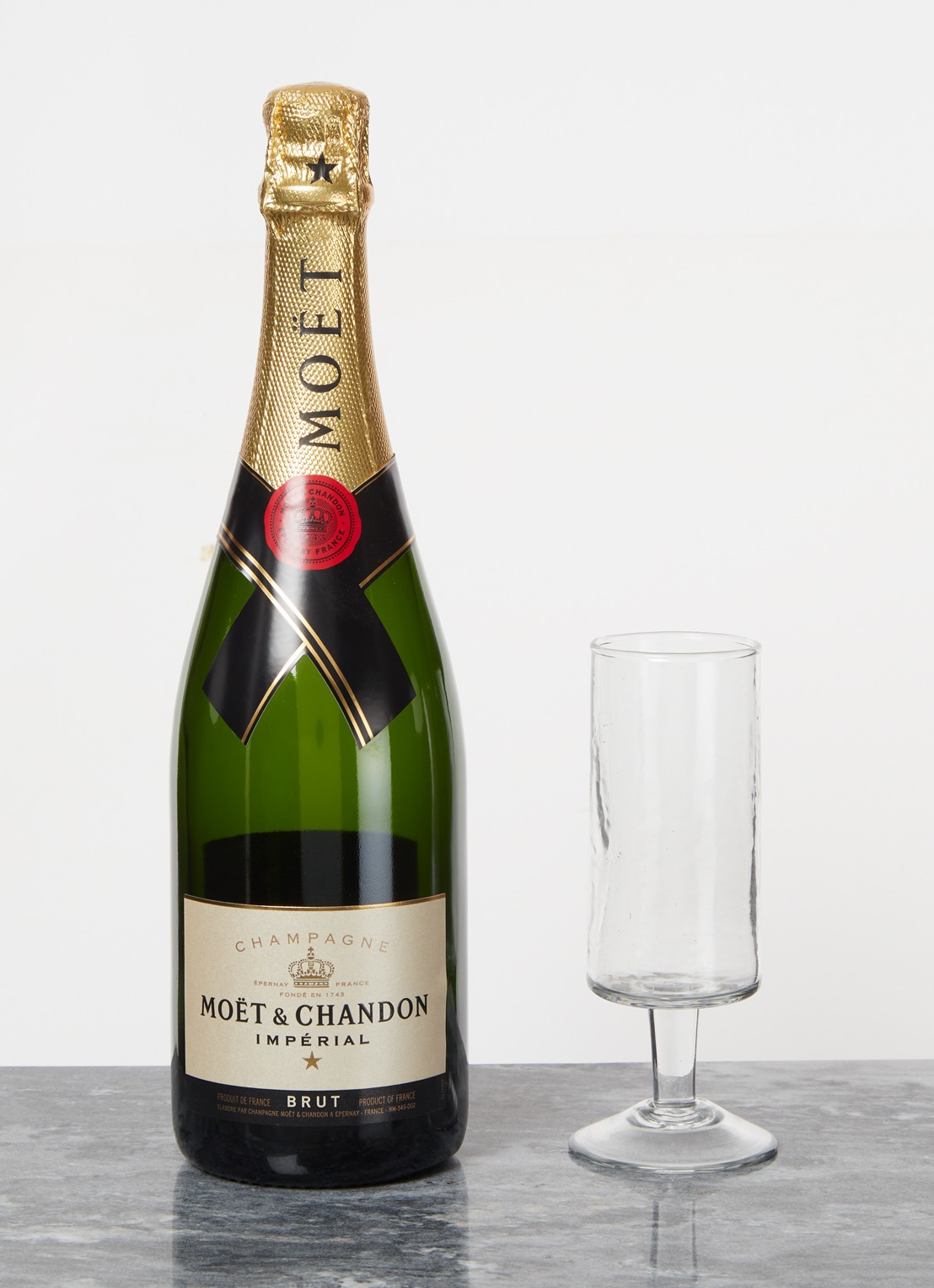 Urban Nature Culture Hammered champagneglas 20 cl - voorkant 3 transparant