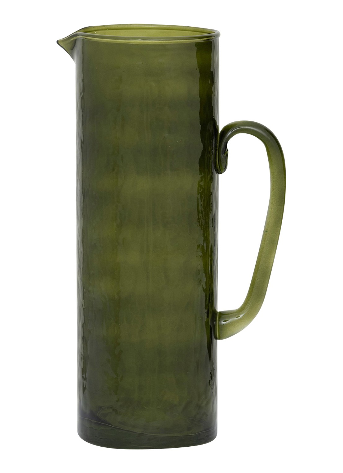 Urban Nature Culture Hammered karaf 26,5 cm - voorkant 4 groen