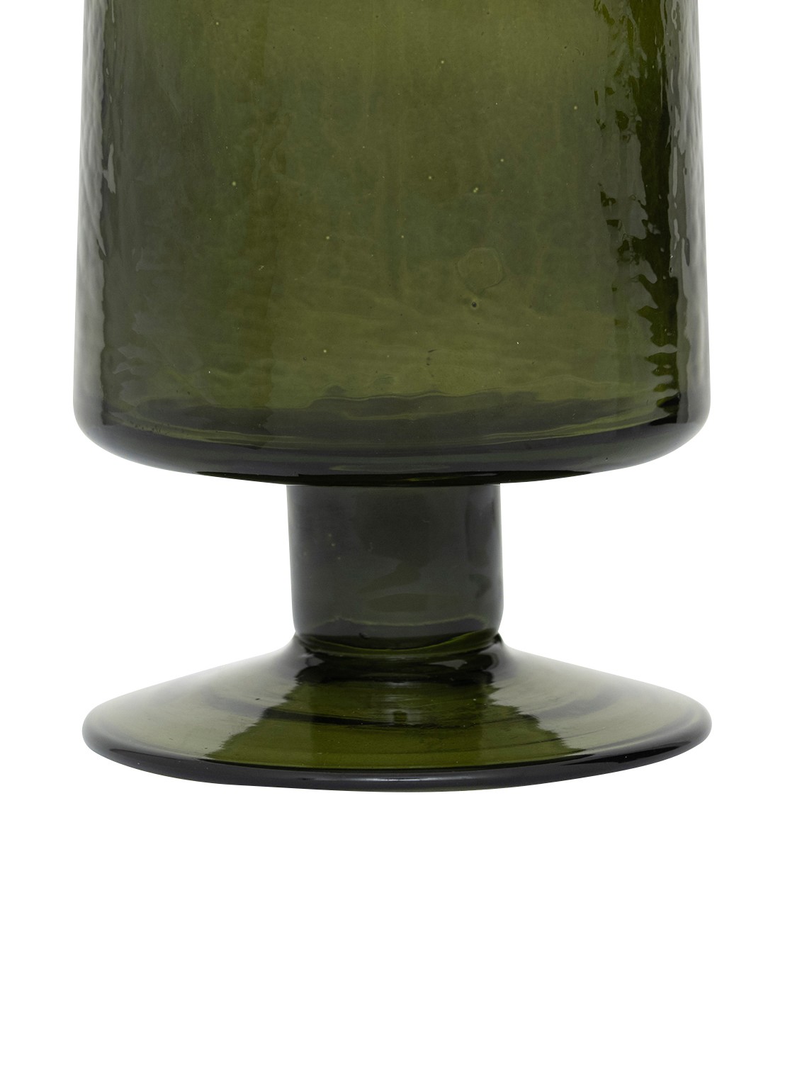 Urban Nature Culture Hammered wijnglas - achterkant 3 groen