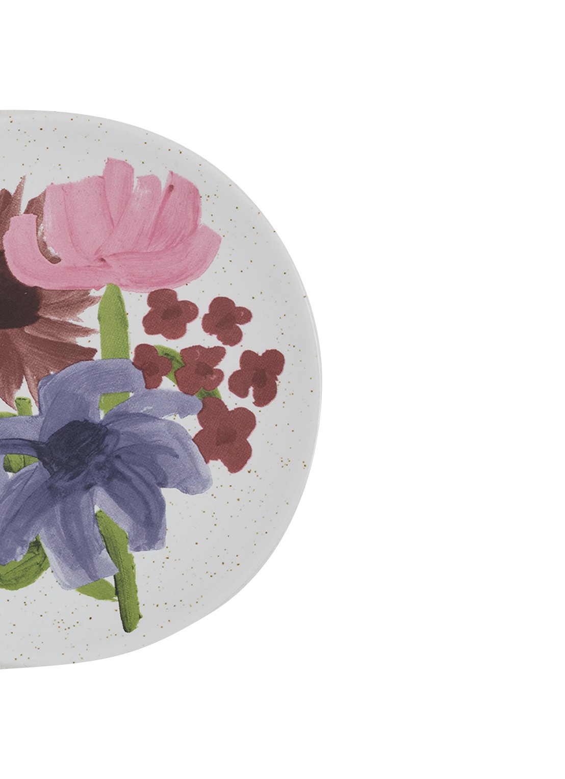 Urban Nature Culture Hanako gebaksbordje Ø12 cm - achterkant wit