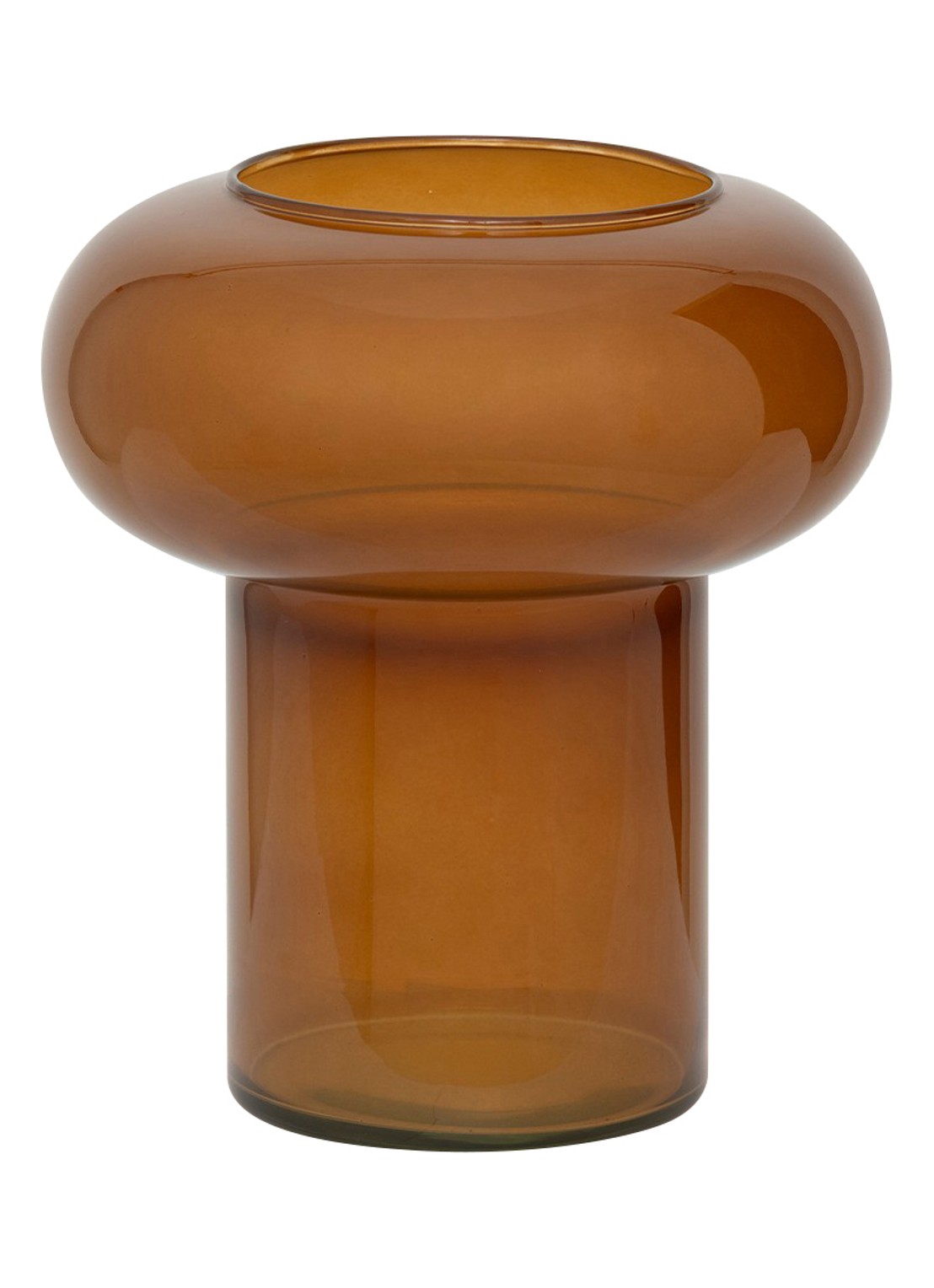 Urban Nature Culture Havva vaas 23 cm - voorkant 2 oranje