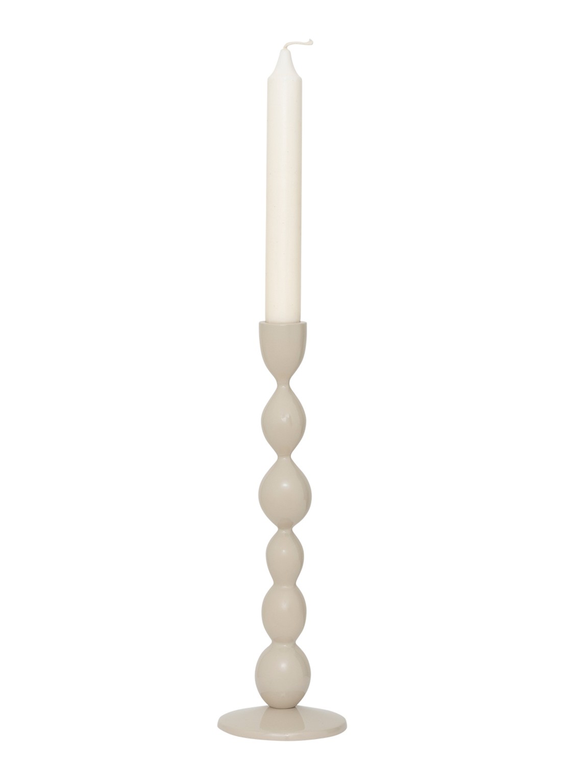Urban Nature Culture Juna kandelaar 27 cm - achterkant 4 khaki