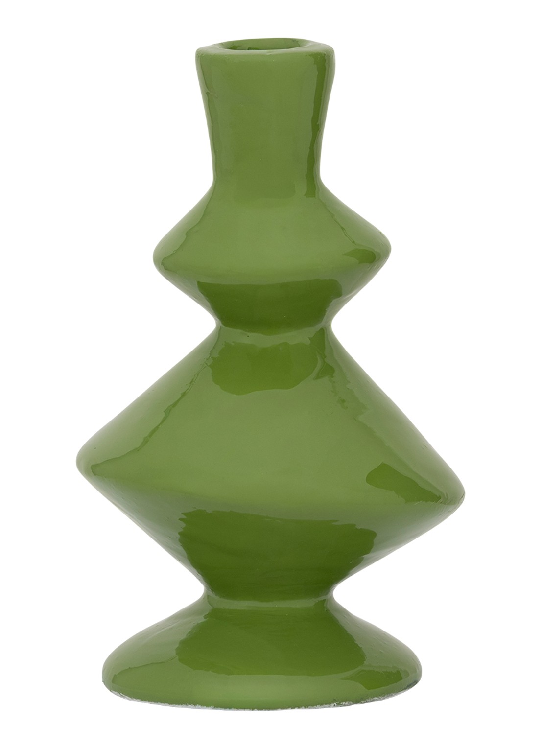 Urban Nature Culture Kenji kandelaar 17,5 cm - voorkant 5 bruin