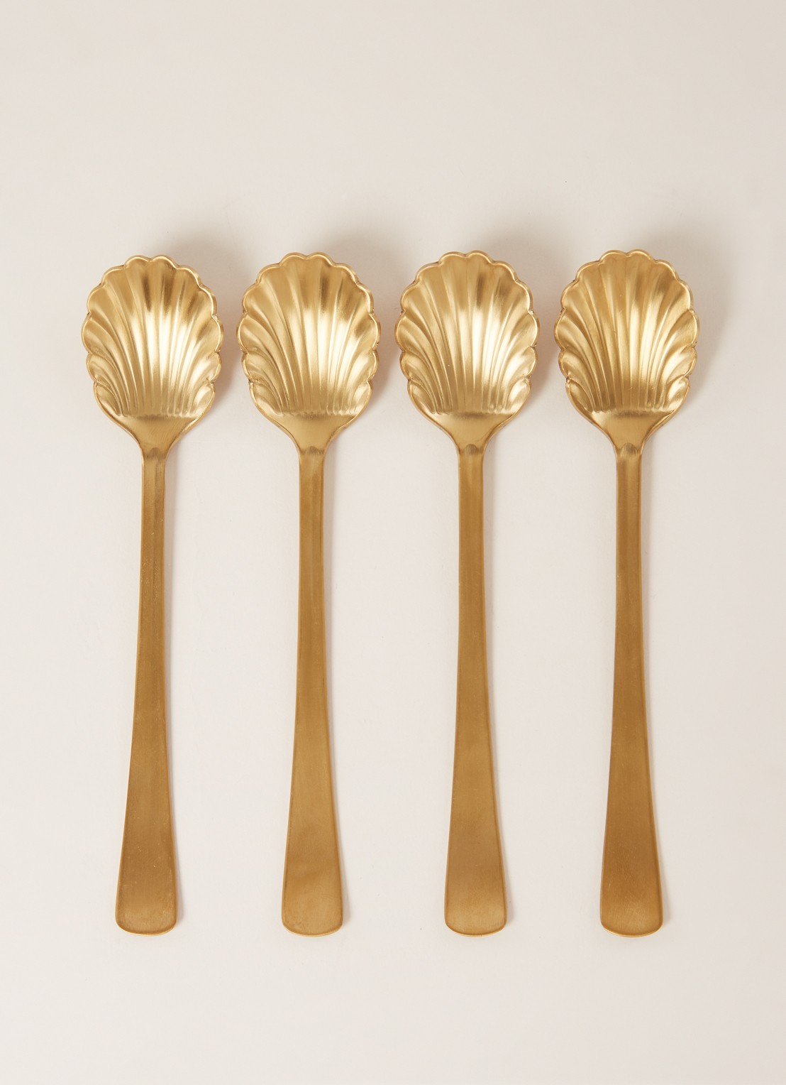 Urban Nature Culture Koffielepel in set van 4 - detail goud