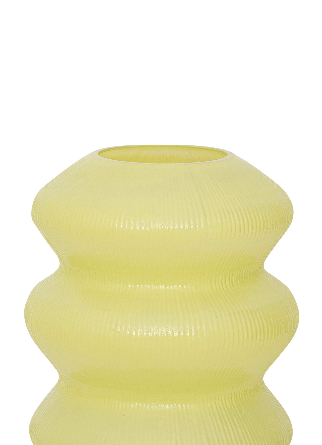 Urban Nature Culture Lily vaas 29 cm - achterkant lichtbruin