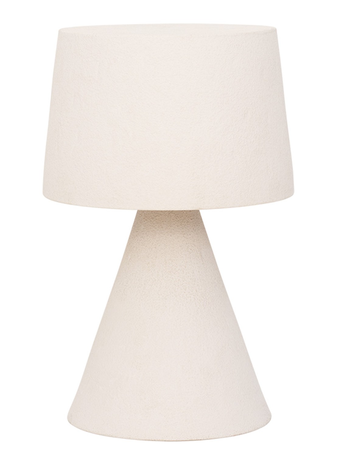 Urban Nature Culture Luce tafellamp 33 cm - voorkant creme