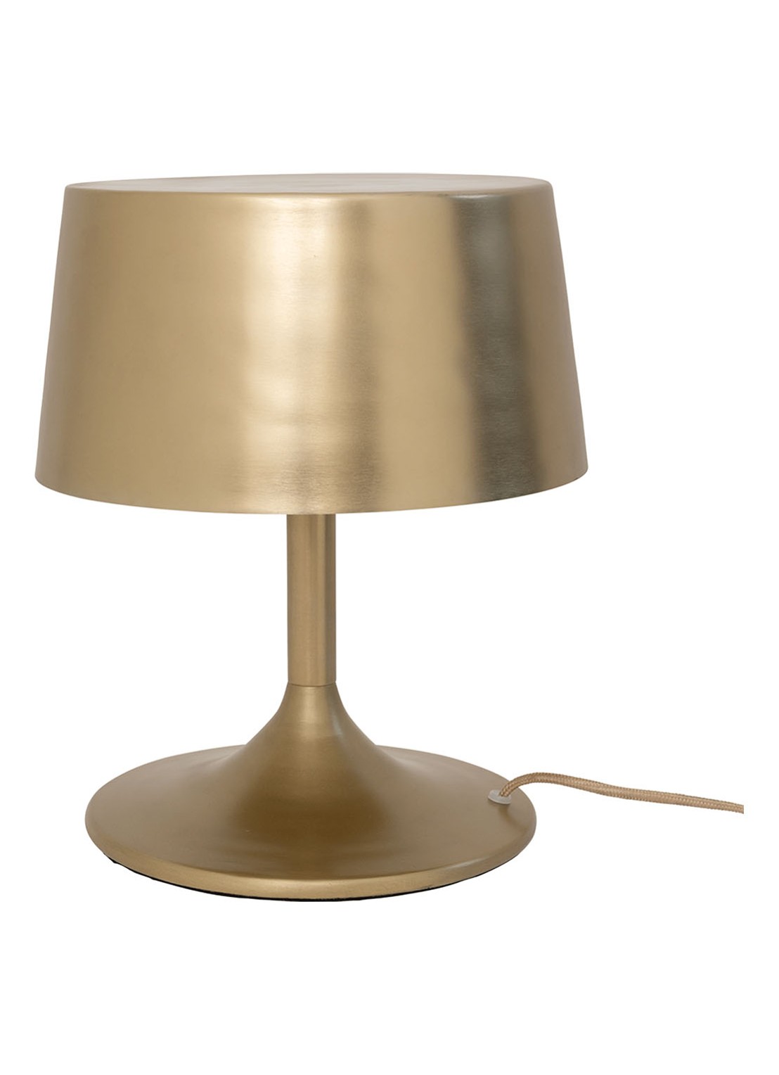 Urban Nature Culture Luxe tafellamp 33 x Ø24 cm - voorkant goud