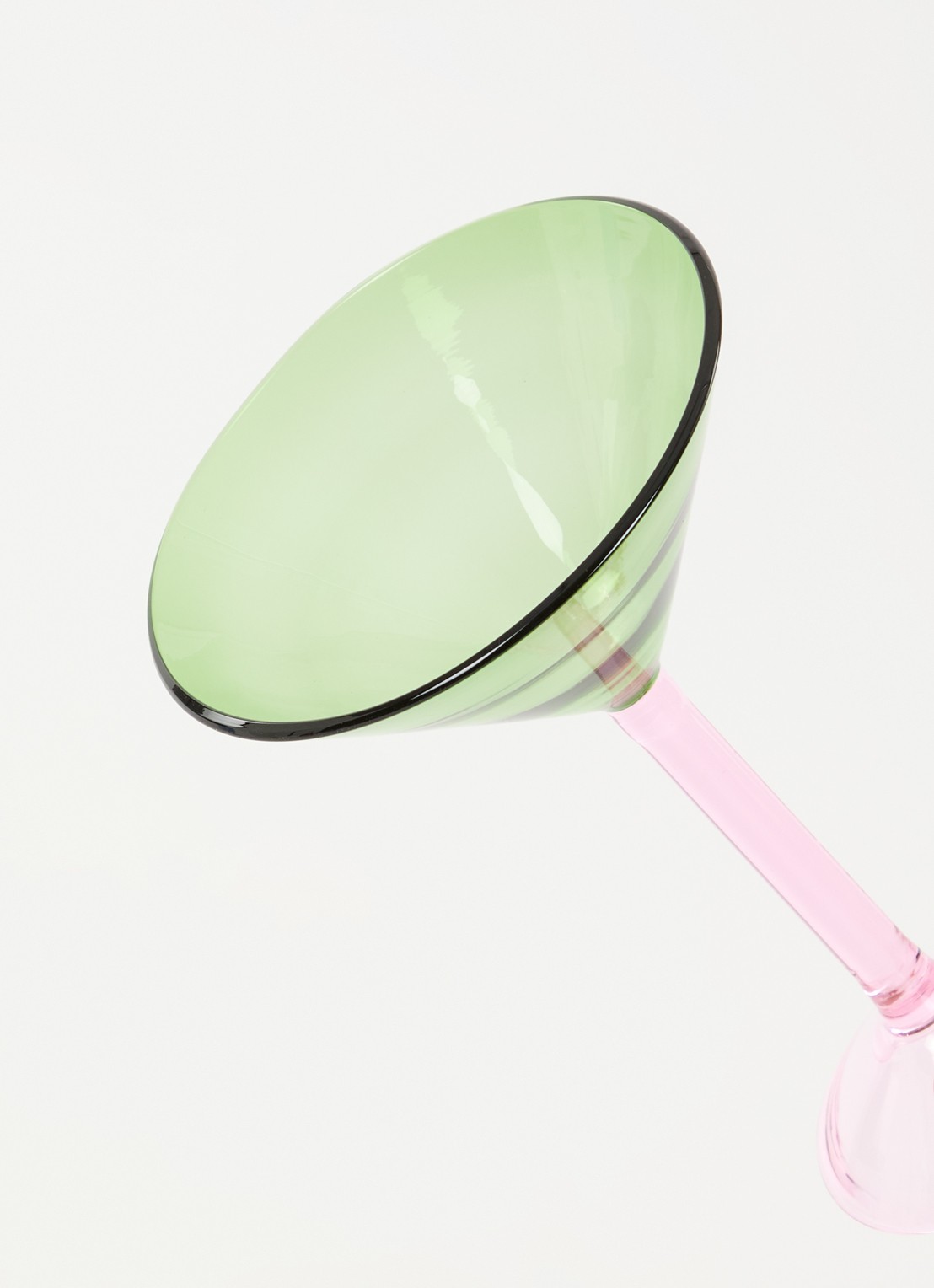 Urban Nature Culture Martini cocktailglas set van 2 - detail roze