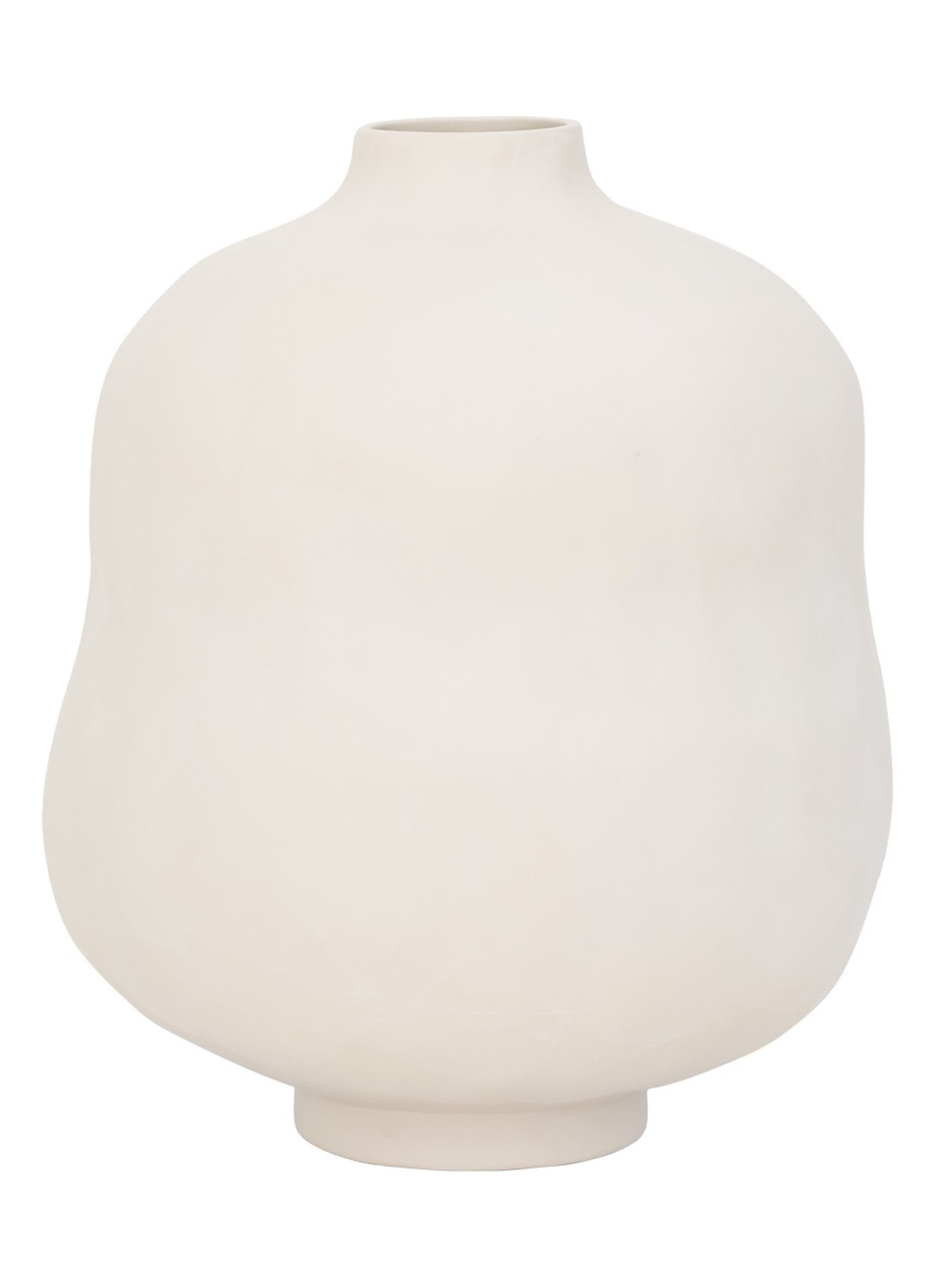 Urban Nature Culture Mille vaas 42 cm - voorkant wit
