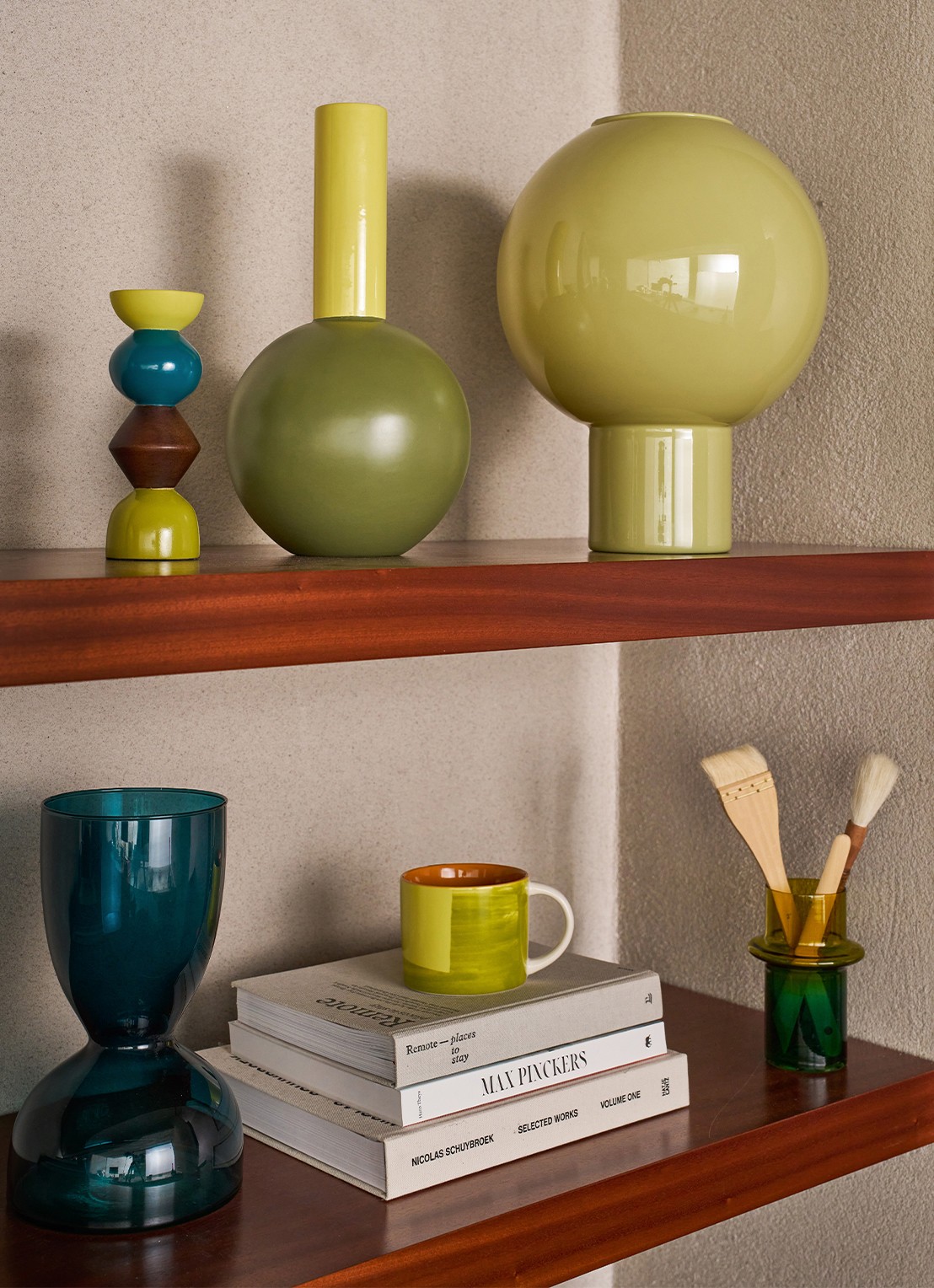 Urban Nature Culture Munter vaas 15 cm - detail 2 groen