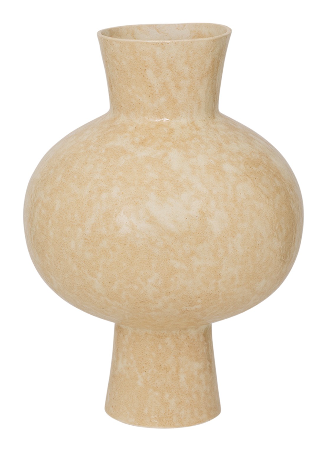 Urban Nature Culture Ren vaas 42 cm - voorkant 2 khaki