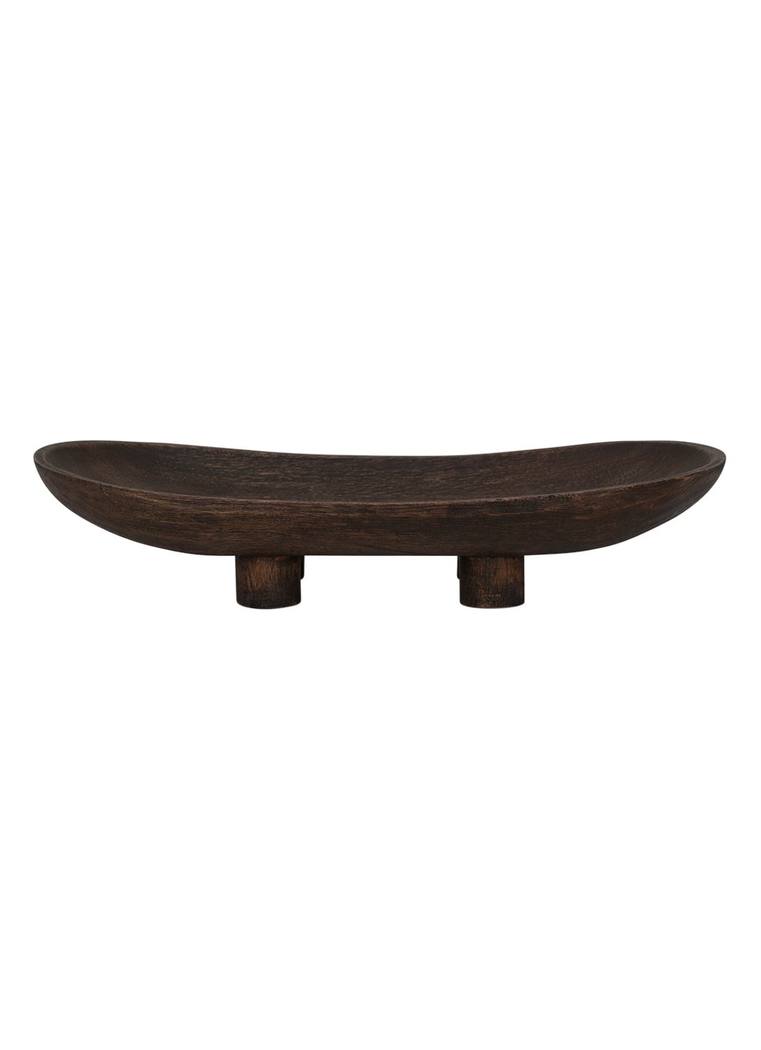 Urban Nature Culture Saki serveerschaal 17 cm - voorkant bruin