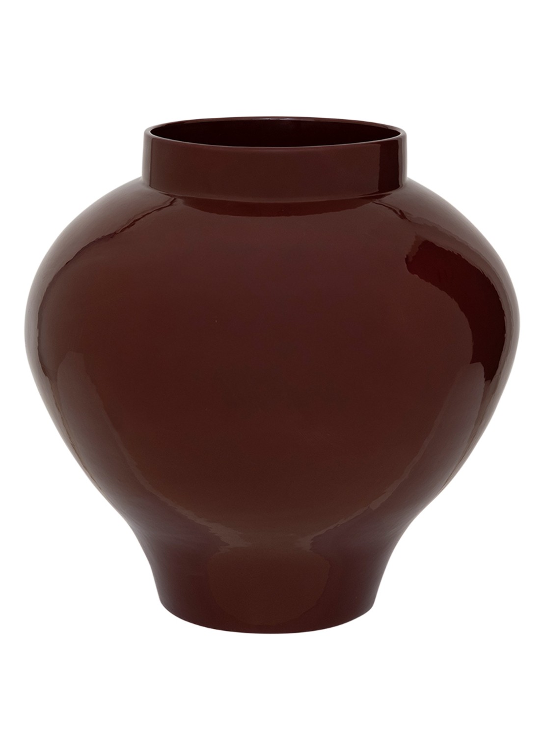 Urban Nature Culture Saya bloempot 37 cm - achterkant donkerbruin