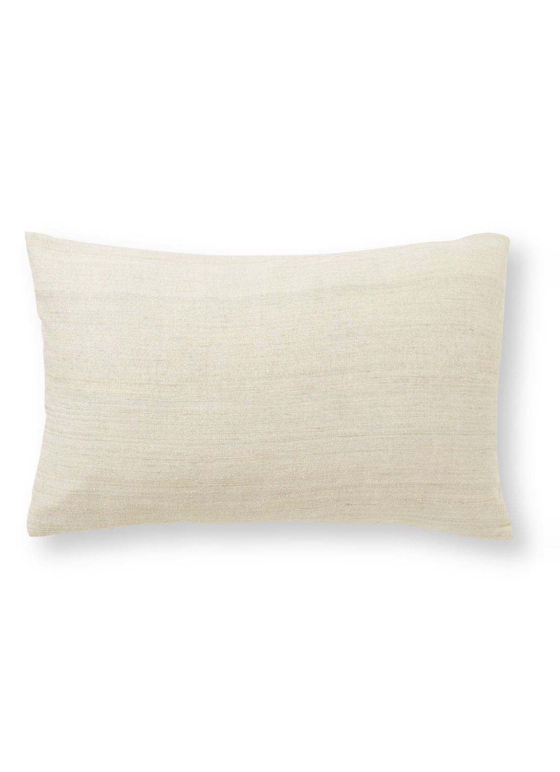 Urban Nature Culture Silk sierkussen 50 x 30 cm - voorkant 4 lindegroen