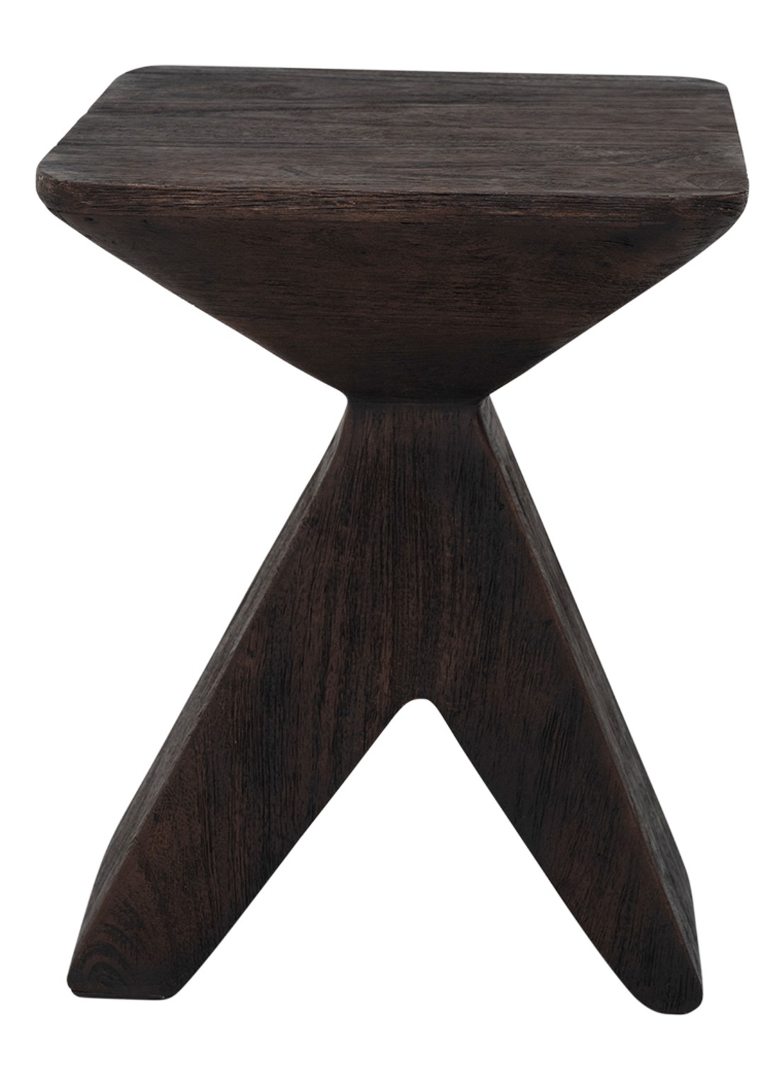 Urban Nature Culture Sion bijzettafel 30 x 30 x 41 cm - voorkant 5 donkerbruin