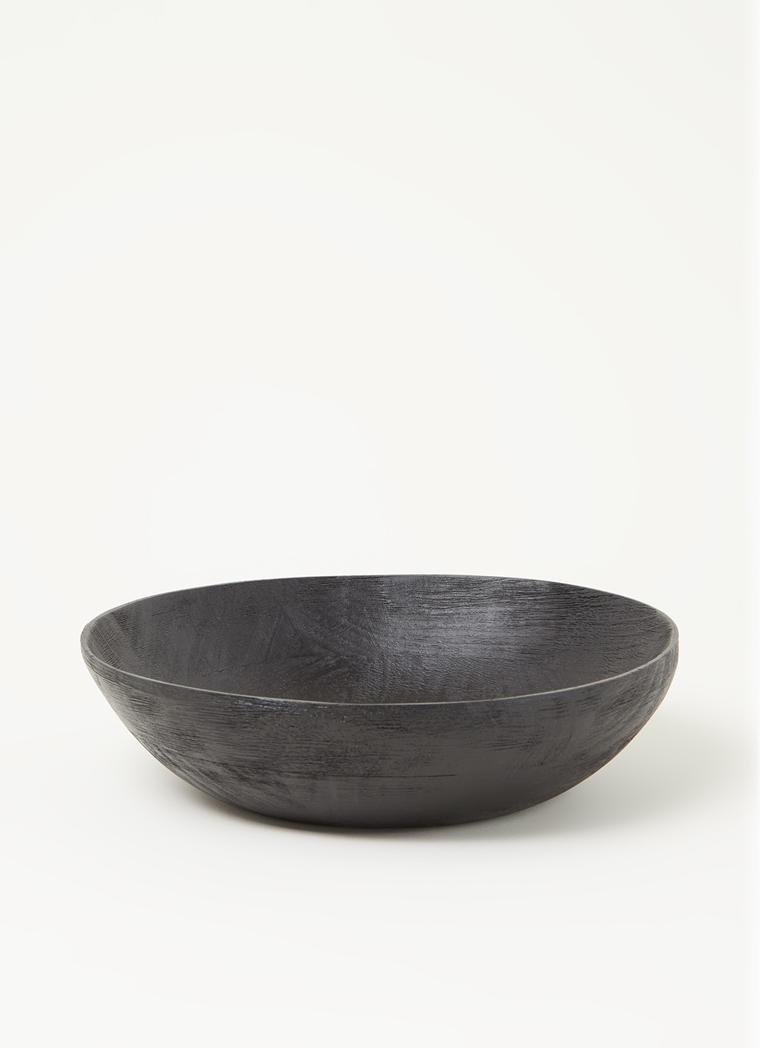 Urban Nature Culture Smoked Wood saladeschaal 27 cm - voorkant 2 zwart