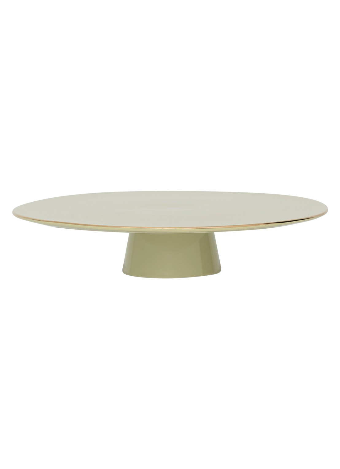 Urban Nature Culture Taartplateau 29 cm - voorkant 3 lichtgroen