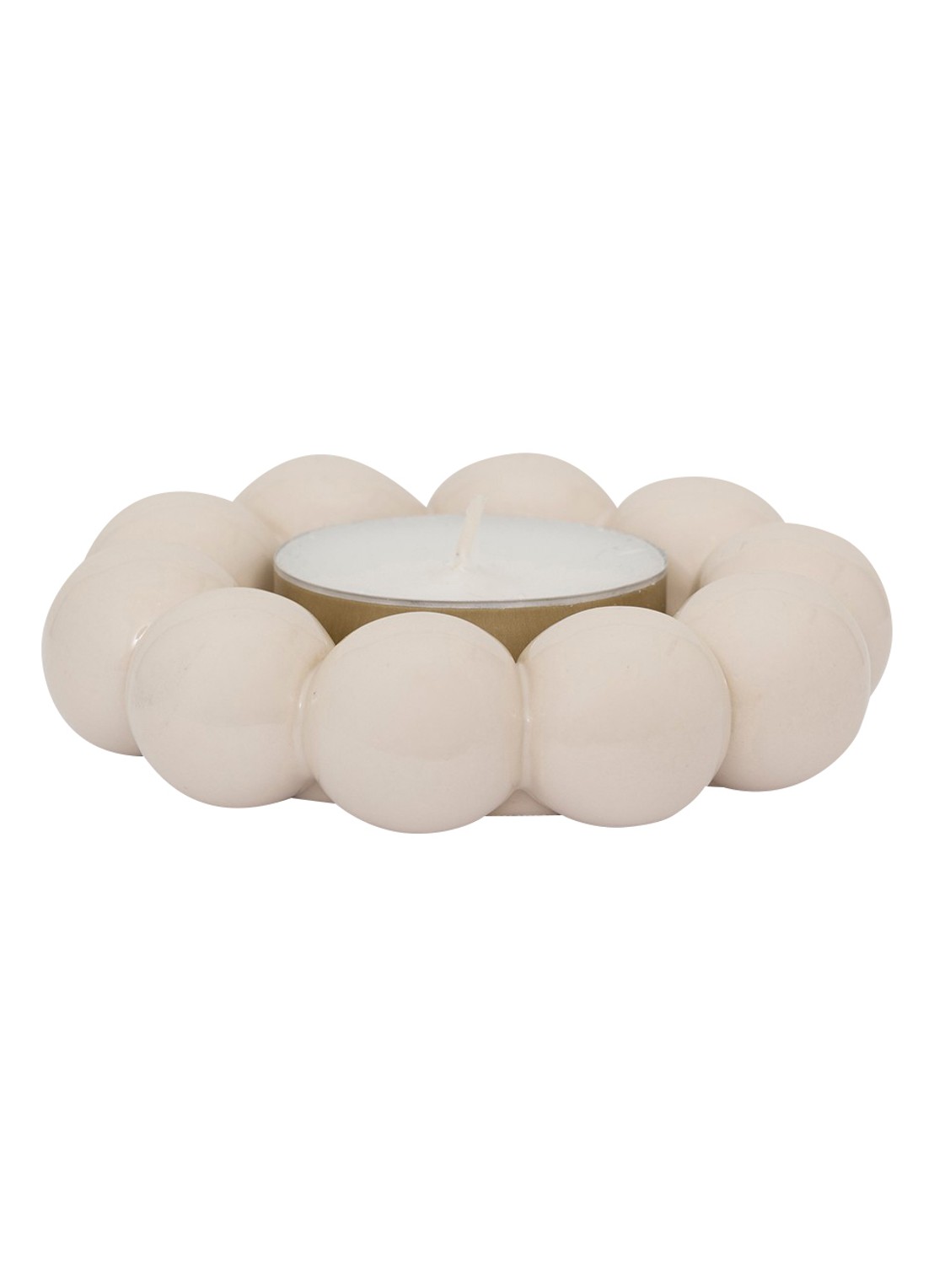 Urban Nature Culture Talon waxinelichthouder 3 cm - detail 2 beige