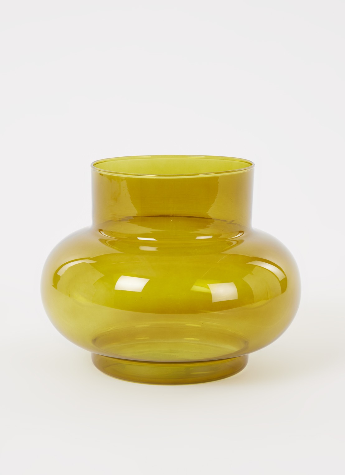 Urban Nature Culture Tummy B vaas 17,5 cm - voorkant 2 mosgroen