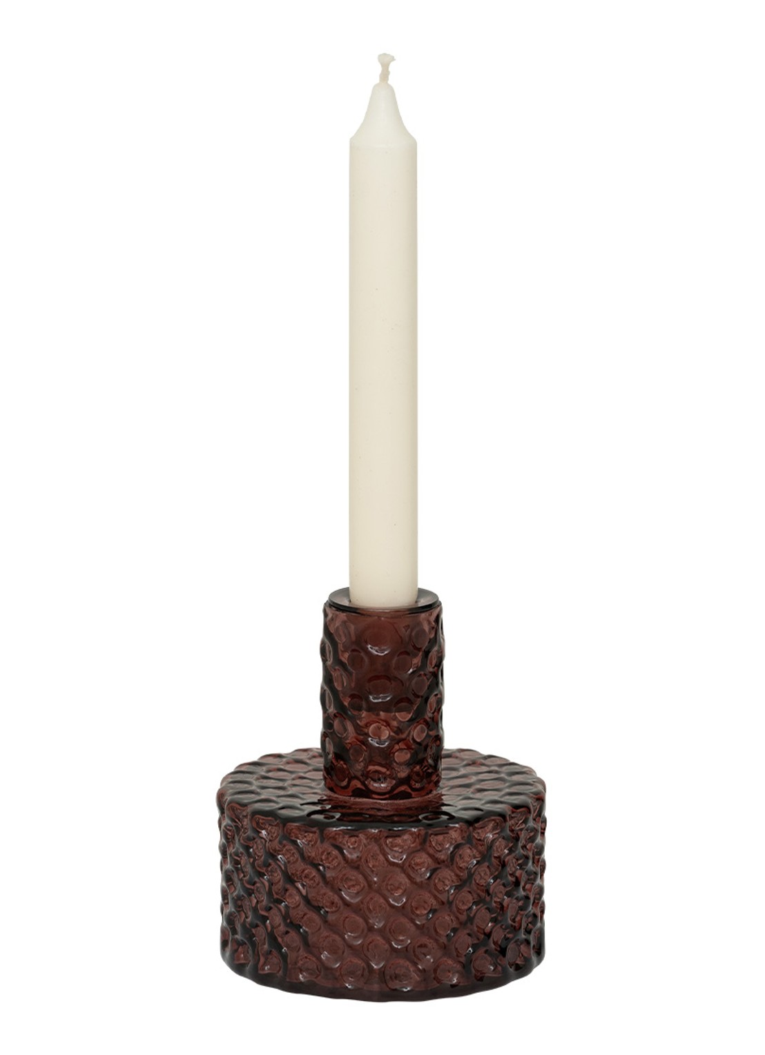 Urban Nature Culture Urban Nature Culture candle holder Belo fudge - achterkant aubergine