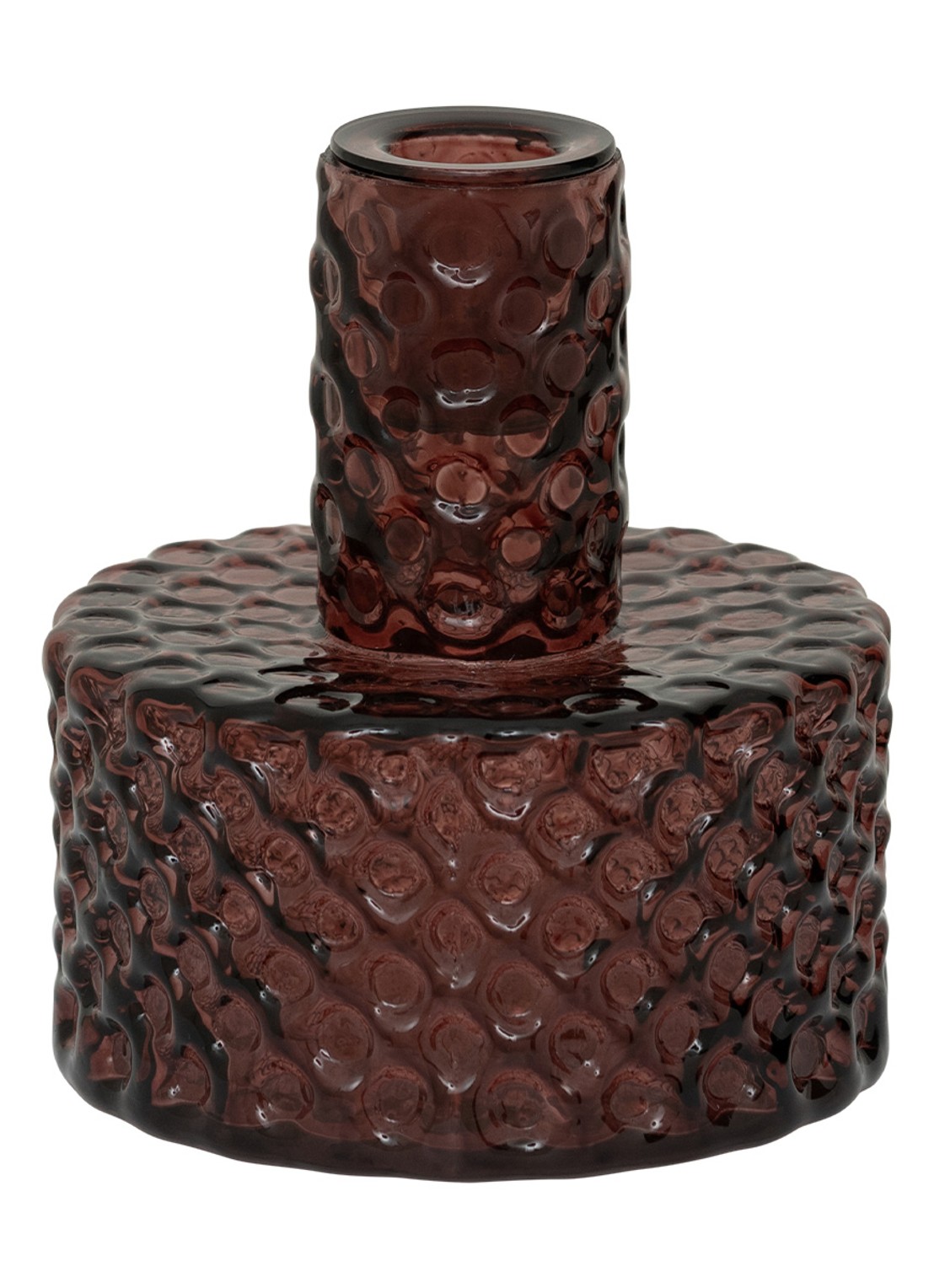 Urban Nature Culture Urban Nature Culture candle holder Belo fudge - voorkant 2 aubergine