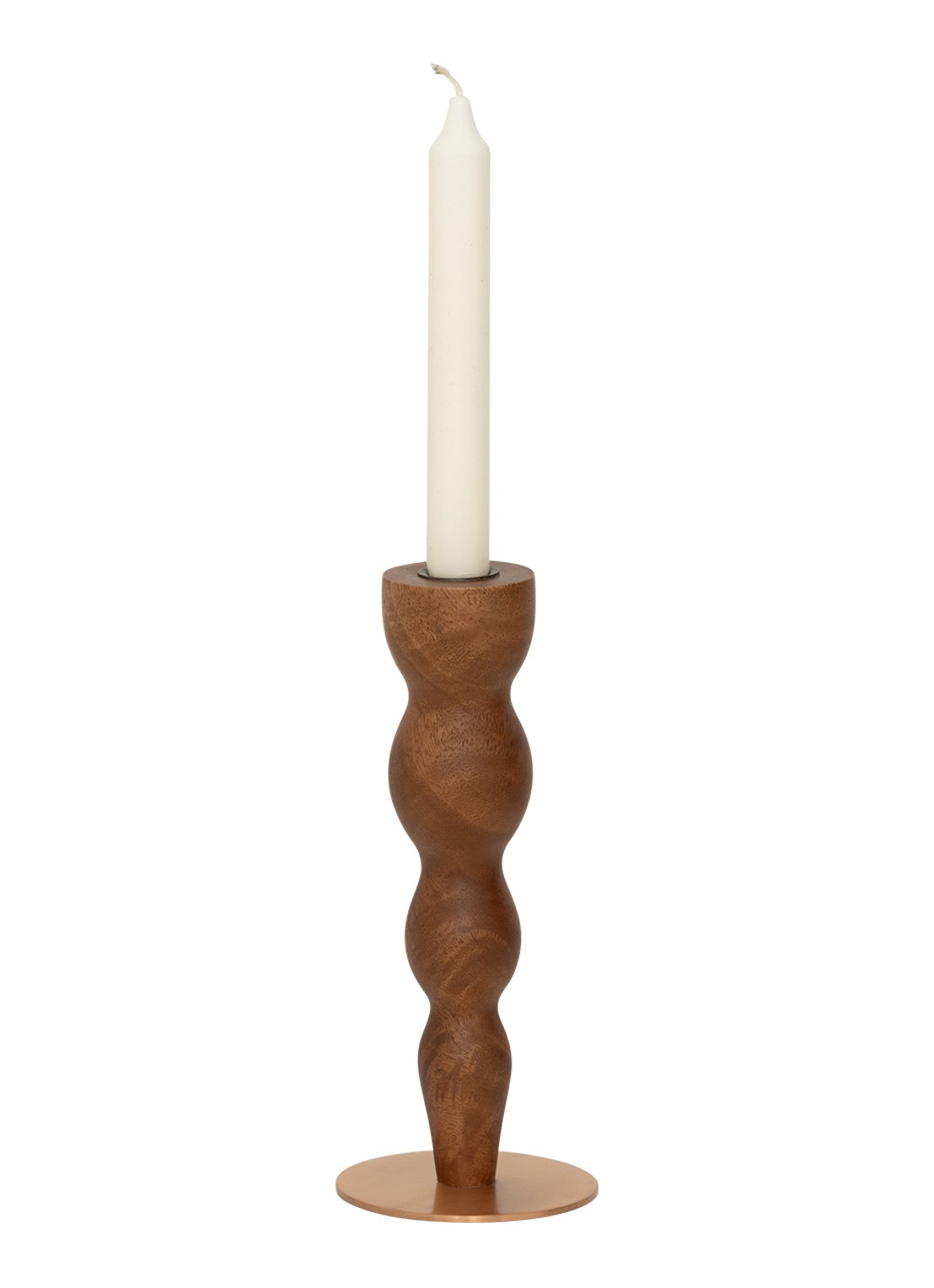 Urban Nature Culture Urban Nature Culture candle holder Tali - achterkant 3 bruin