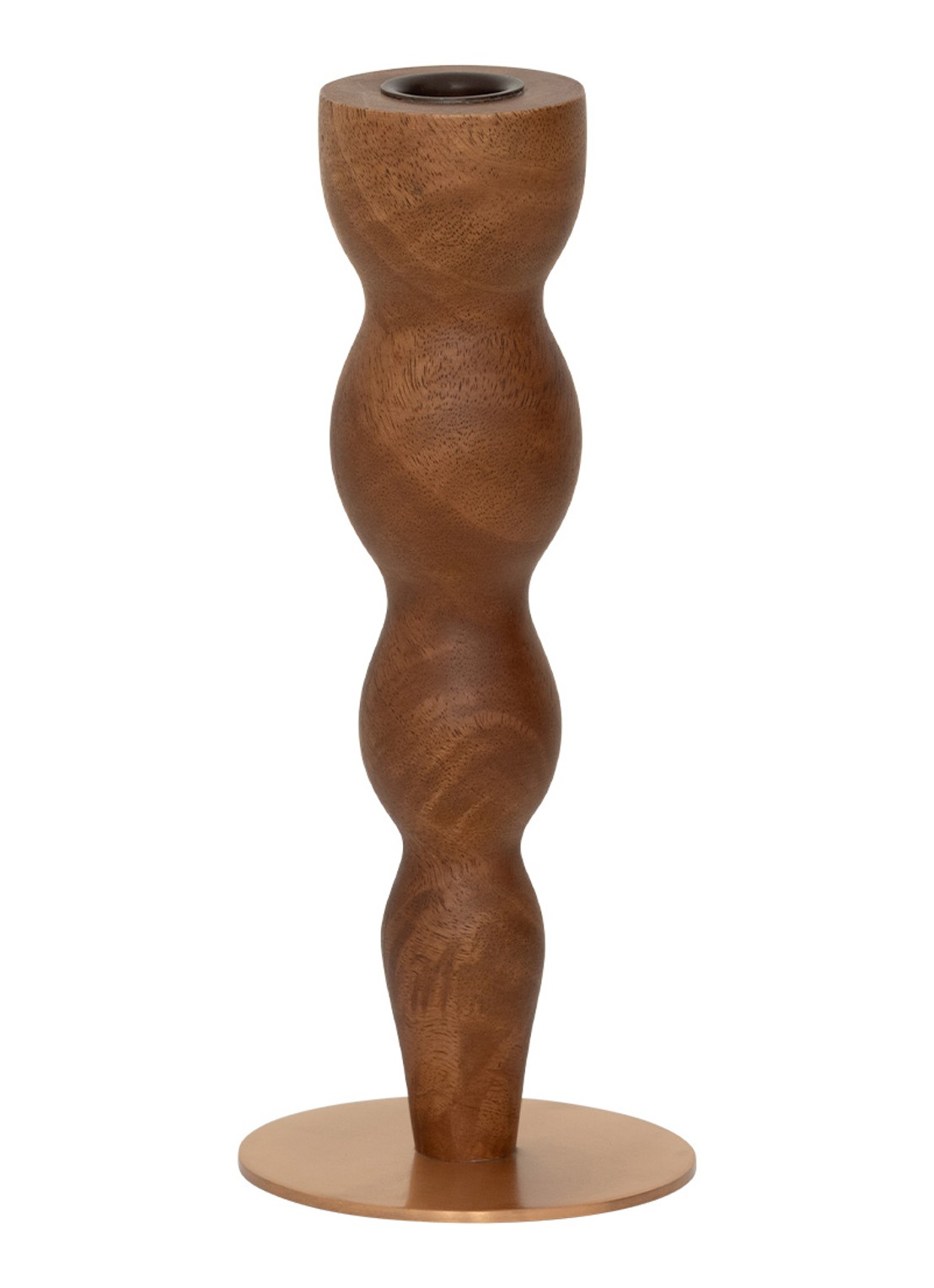 Urban Nature Culture Urban Nature Culture candle holder Tali - voorkant bruin