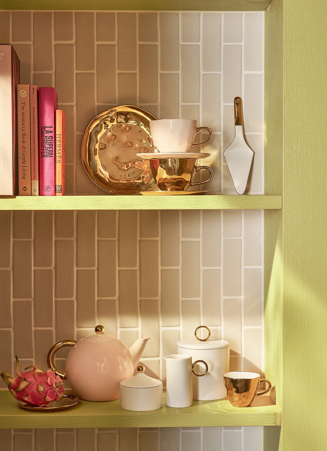 Urban Nature Culture Urban Nature Culture Good Morning tea pot old pink - voorkant 3 zalmroze